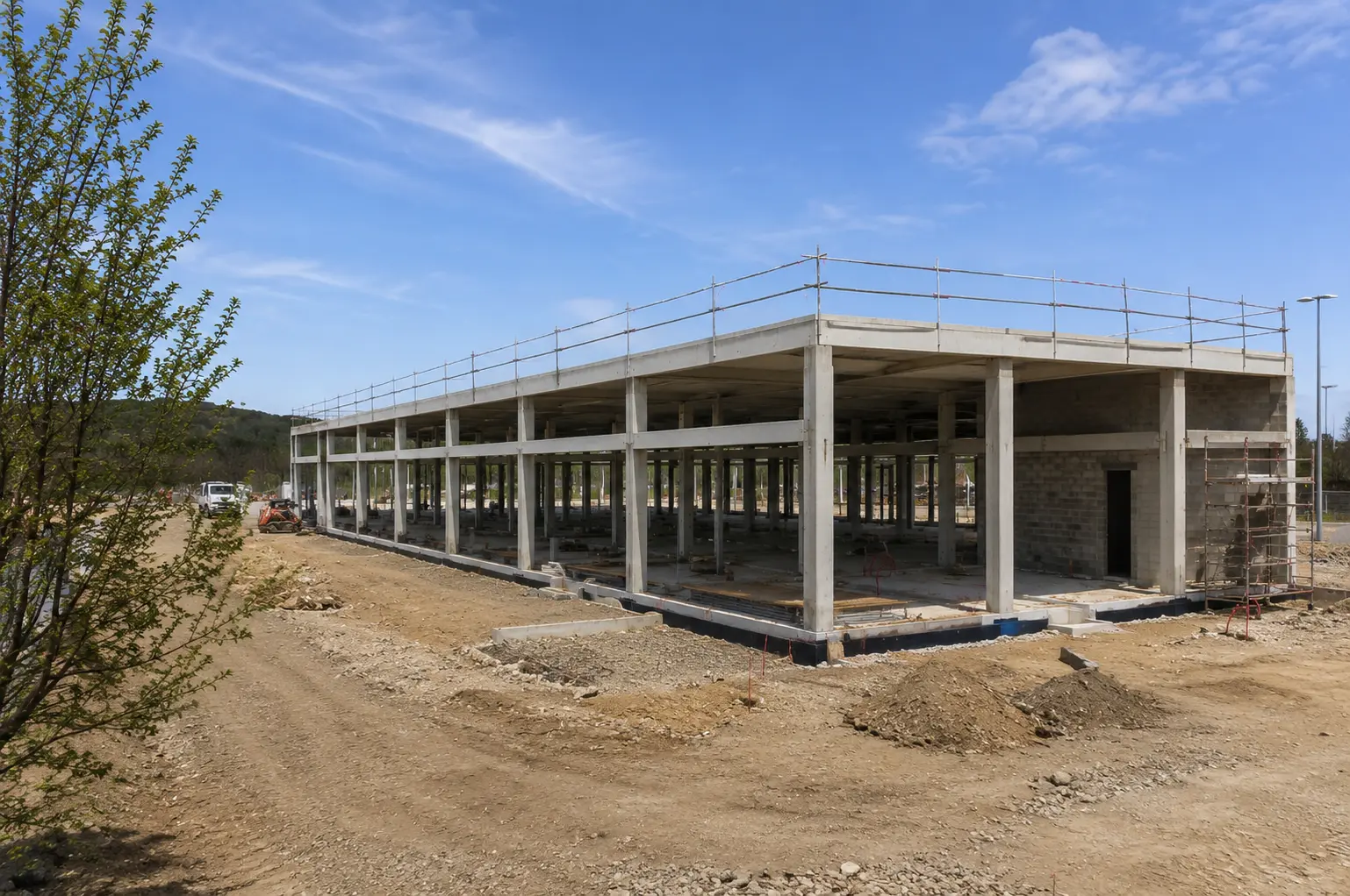 Estructura de la vivienda durante la ejecución